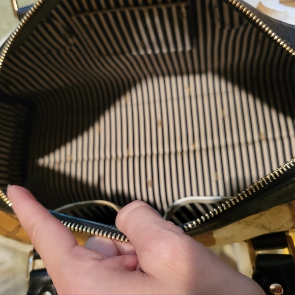 L.A.M.B. by Gwen Stefani Stencil  Satchel Luxury Designer Handbag NWOT #578 - Picture 4 of 16